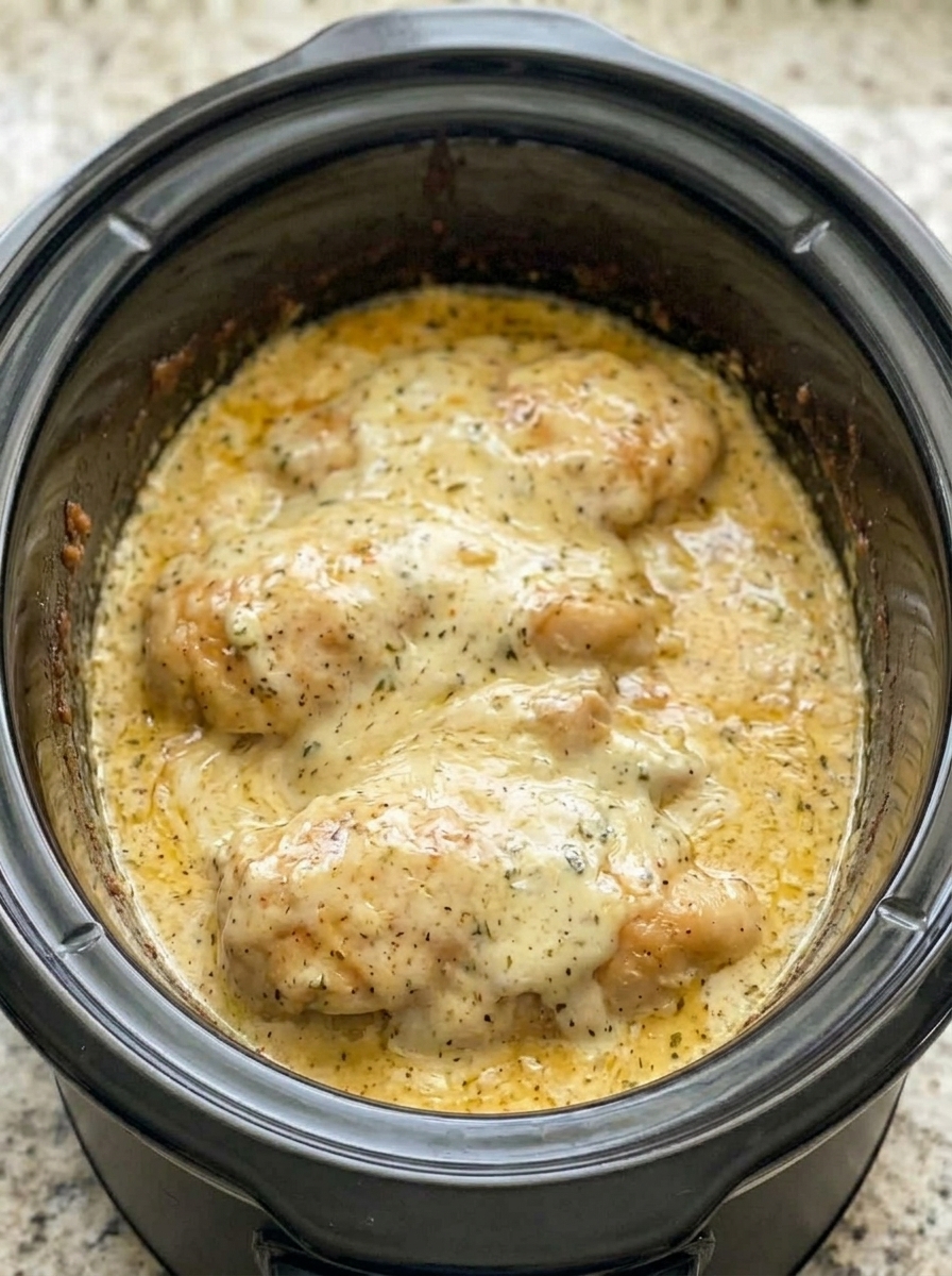 Slow Cooker Creamy Ranch Chicken 9 Slow Cooker Creamy Ranch Chicken