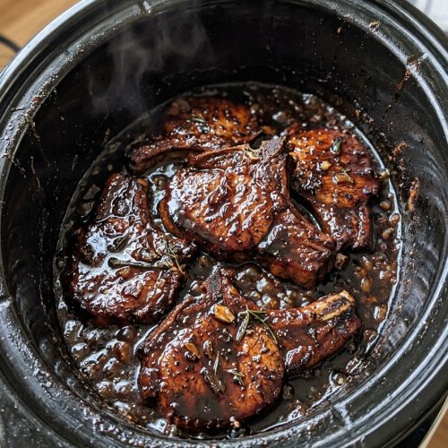 Slow Cooker Stout Glazed Pork Chops 6 Slow Cooker Stout Glazed Pork Chops