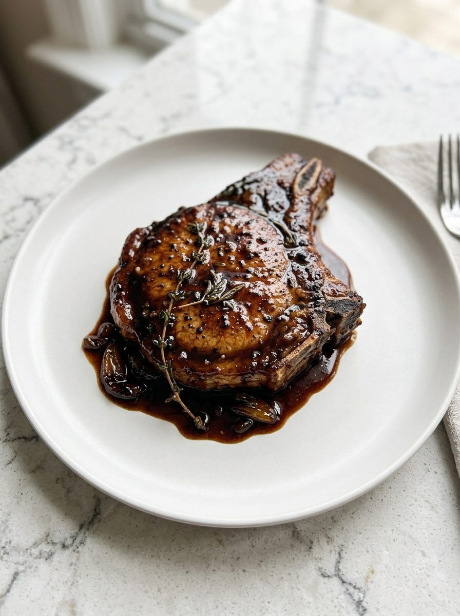 Slow Cooker Stout Glazed Pork Chops 5 Slow Cooker Stout Glazed Pork Chops