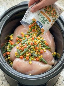 5-Ingredient Slow Cooker Retro Cream Chicken