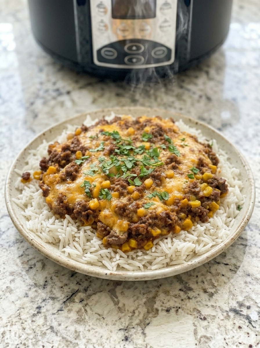 Slow Cooker Amish Beef and Corn Casserole 7 Slow Cooker Amish Beef and Corn Casserole