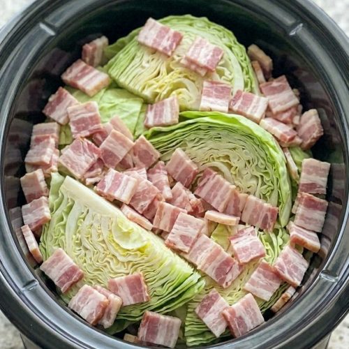 3-Ingredient Slow Cooker Bacon and Cabbage 10 3-Ingredient Slow Cooker Bacon and Cabbage