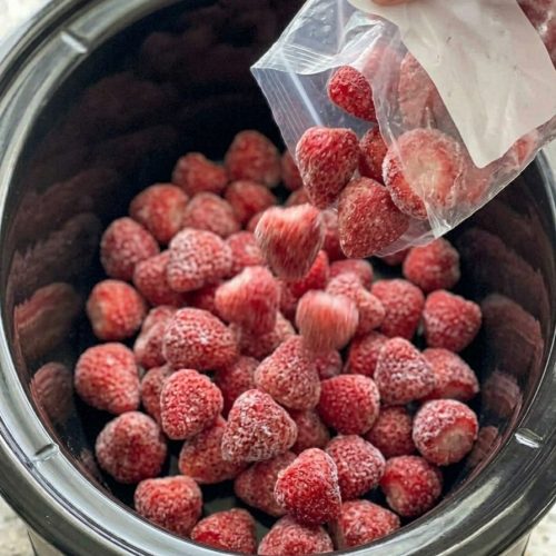 4-Ingredient Slow Cooker Vintage Strawberry Cobbler 10 4-Ingredient Slow Cooker Vintage Strawberry Cobbler