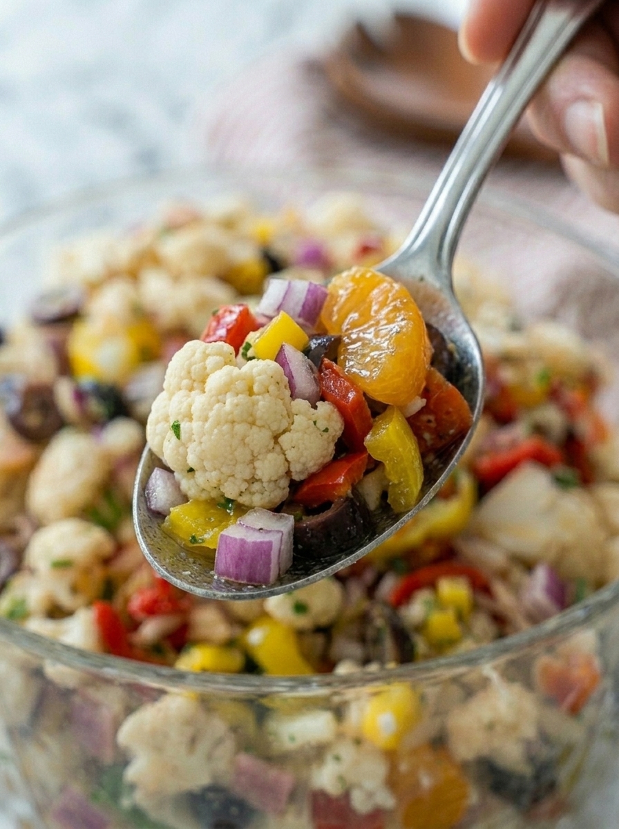 Marinated Cauliflower Salad 7 Marinated Cauliflower Salad