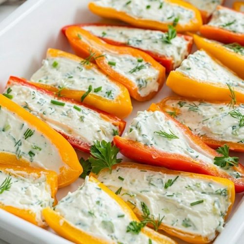 Mini Pepper Poppers 8 Mini Pepper Poppers