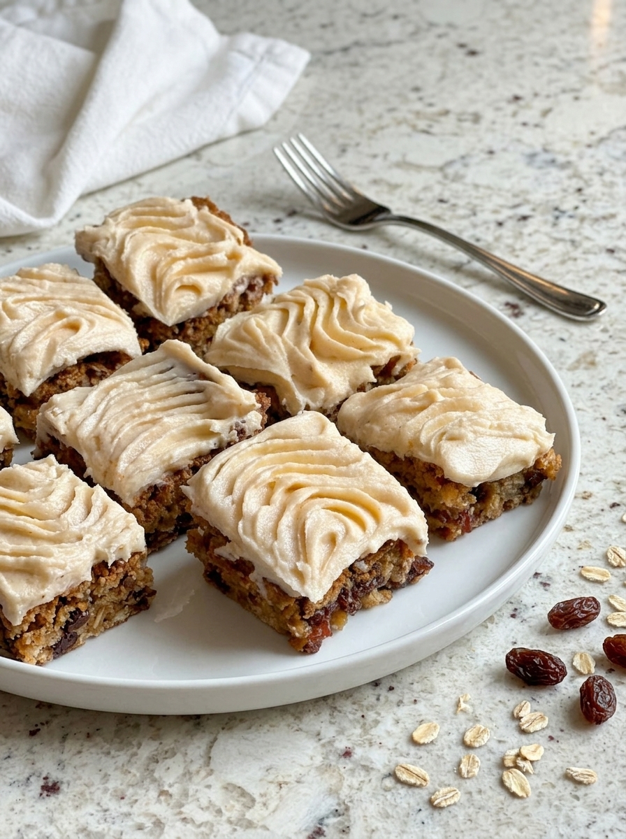 Oatmeal Raisin Cookie Bars 7 Oatmeal Raisin Cookie Bars