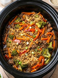 Slow Cooker Beef Ramen