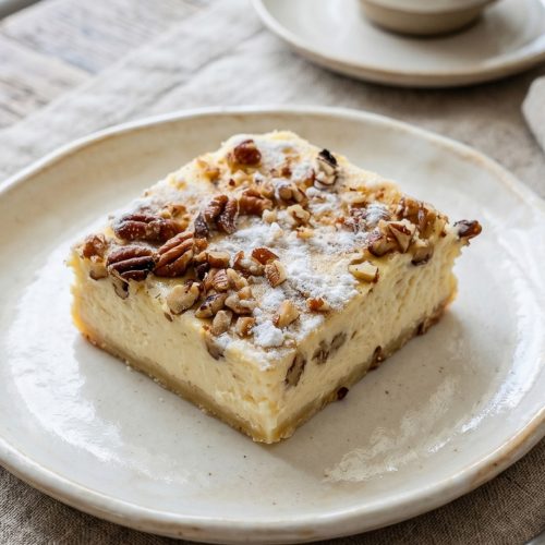 Pecan Cheesecake Bars 8 Pecan Cheesecake Bars