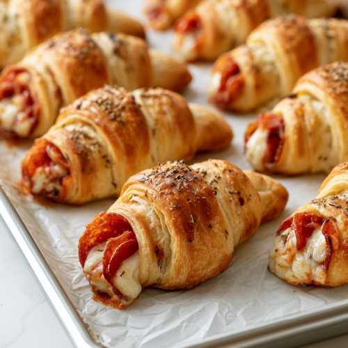 3-Ingredient Crescent Pizza Rolls 6 3-Ingredient Crescent Pizza Rolls
