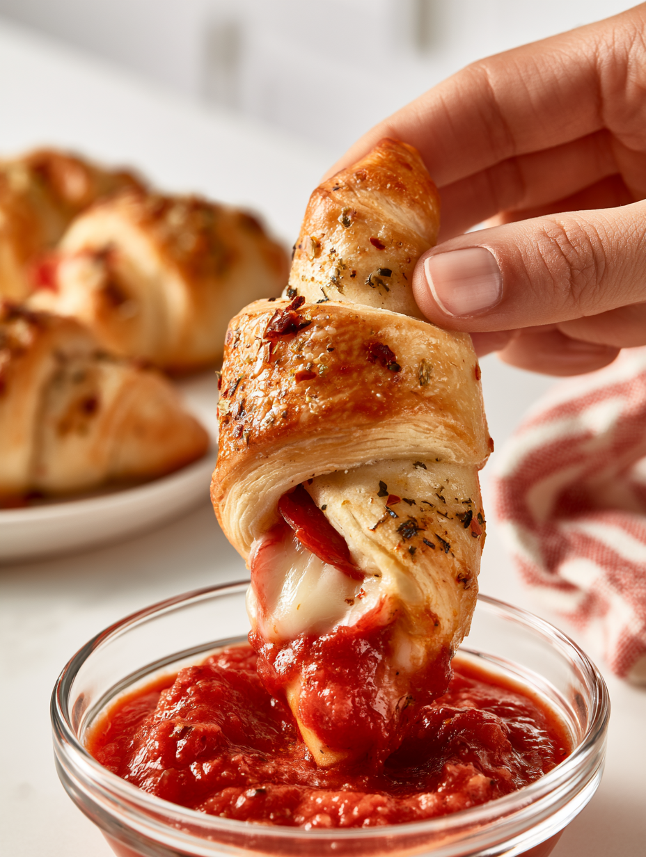 3-Ingredient Crescent Pizza Rolls 5 3-Ingredient Crescent Pizza Rolls