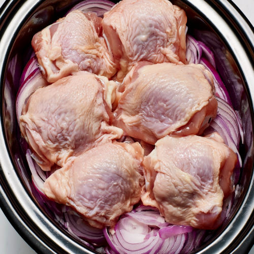 3-Ingredient Slow Cooker Chicken Thighs 6 3-Ingredient Slow Cooker Chicken Thighs