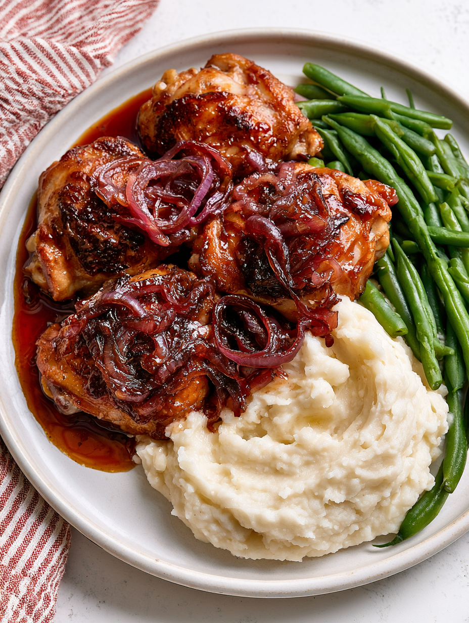 3-Ingredient Slow Cooker Chicken Thighs 5 3-Ingredient Slow Cooker Chicken Thighs