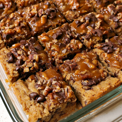 4-Ingredient Turtle Bars 6 4-Ingredient Turtle Bars