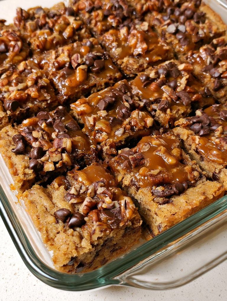 4-Ingredient Turtle Bars