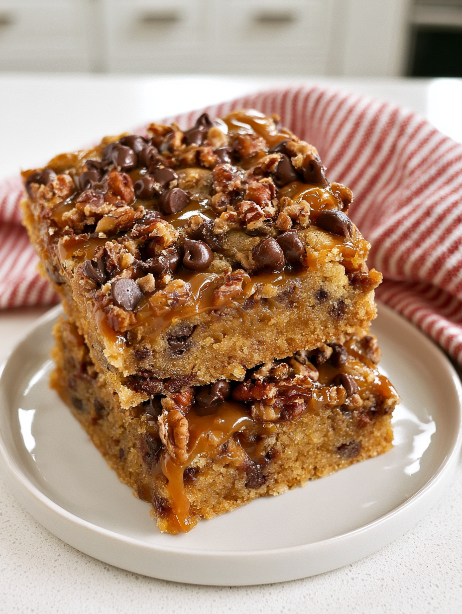 4-Ingredient Turtle Bars 5 4-Ingredient Turtle Bars