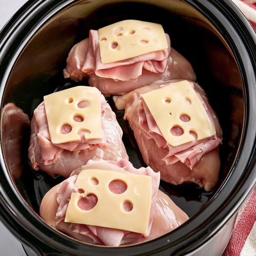 5-Ingredient Slow Cooker Chicken Cordon Bleu 6 5-Ingredient Slow Cooker Chicken Cordon Bleu