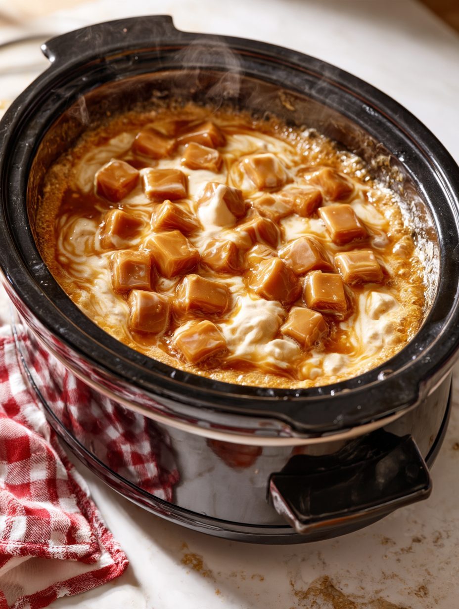 Slow Cooker Pot of Gold Caramel Dip 5 Slow Cooker Pot of Gold Caramel Dip