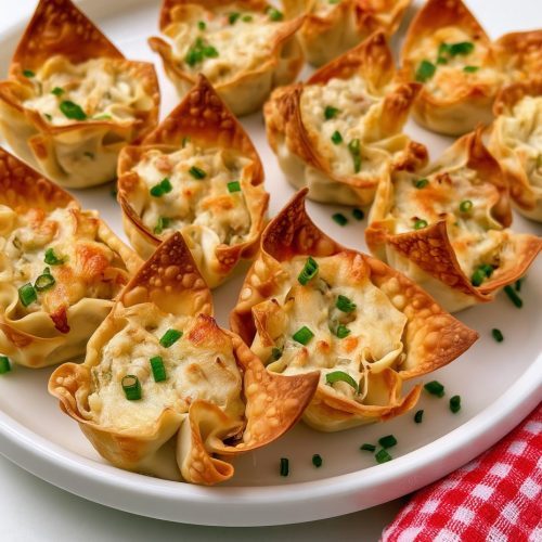 Oven Baked Crispy Wonton Cups 6 Oven Baked Crispy Wonton Cups
