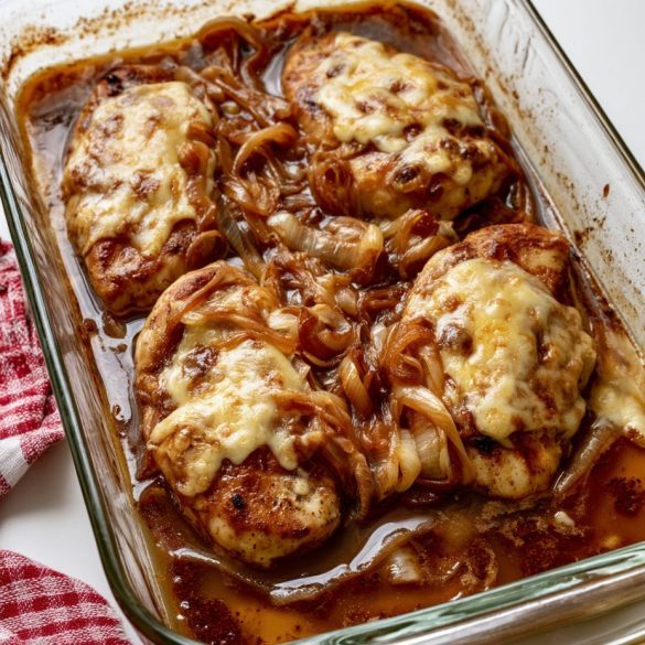 4-Ingredient French Onion Chicken
