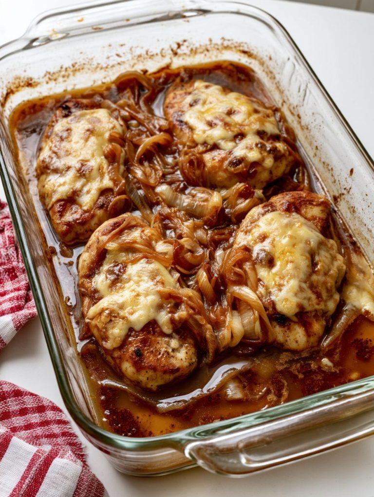4-Ingredient French Onion Chicken