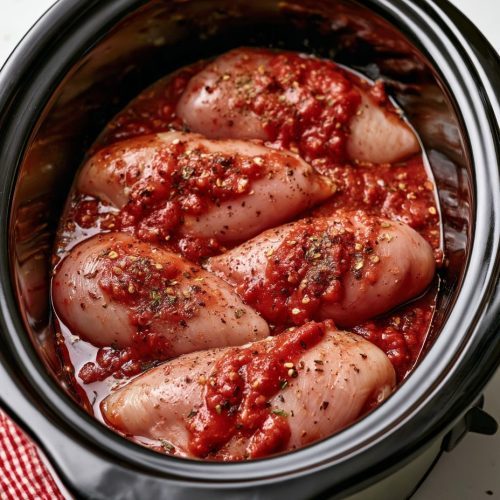 5-Ingredient Slow Cooker Chicken Parmesan Penne 6 5-Ingredient Slow Cooker Chicken Parmesan Penne