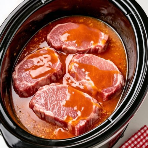 4-Ingredient Slow Cooker Boneless Pork Chops 6 4-Ingredient Slow Cooker Boneless Pork Chops