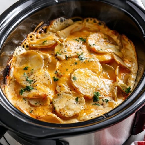 4-Ingredient Slow Cooker Potato Casserole 6 4-Ingredient Slow Cooker Potato Casserole