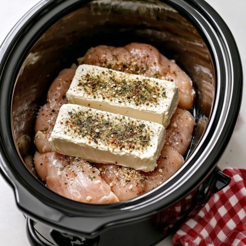 3-Ingredient Slow Cooker Cream Cheese Chicken 6 3-Ingredient Slow Cooker Cream Cheese Chicken
