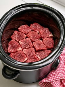 4-Ingredient Slow Cooker Beef Cubed Steaks