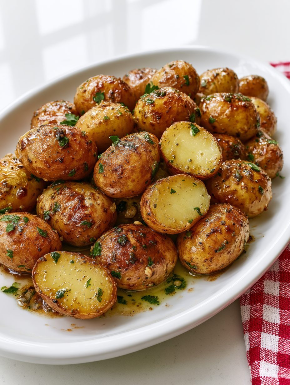 Slow Cooker Glazed Herb Baby Potatoes 5 Slow Cooker Glazed Herb Baby Potatoes