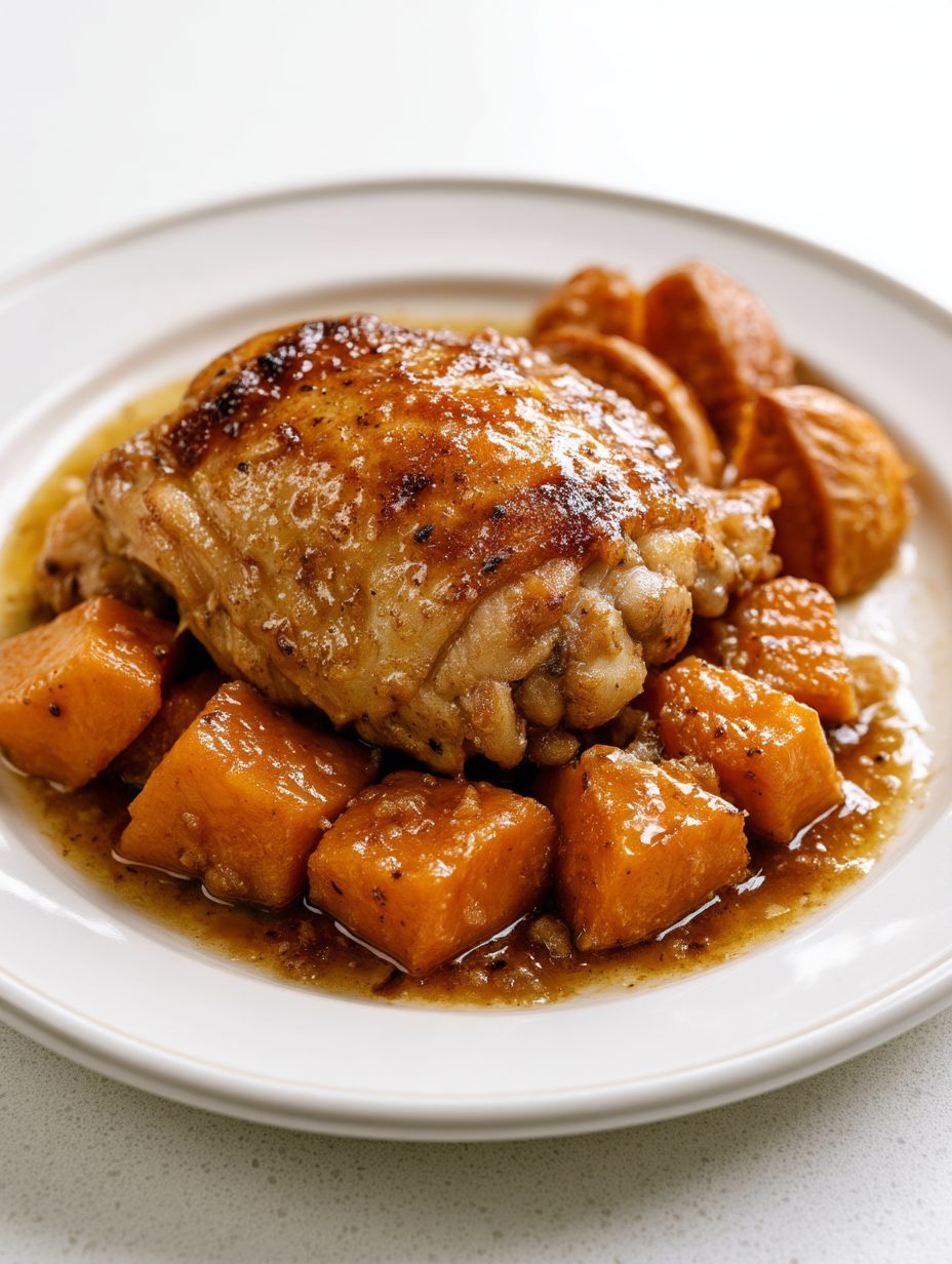 Slow Cooker 4-Ingredient Amish Chicken and Sweet Potatoes 5 Slow Cooker 4-Ingredient Amish Chicken and Sweet Potatoes