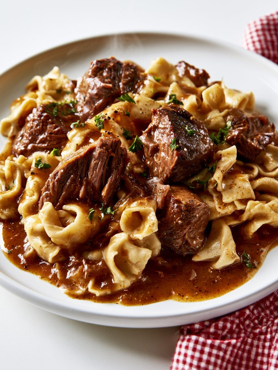 Slow Cooker Amish Beef and Noodles 5 Slow Cooker Amish Beef and Noodles