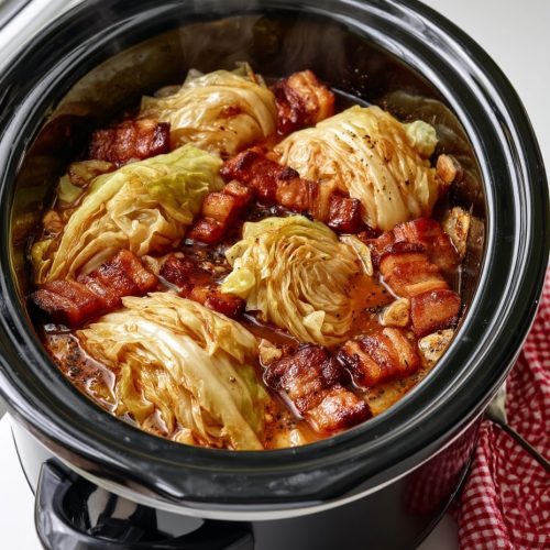Slow Cooker Savory Cabbage Pork Belly 6 Slow Cooker Savory Cabbage Pork Belly