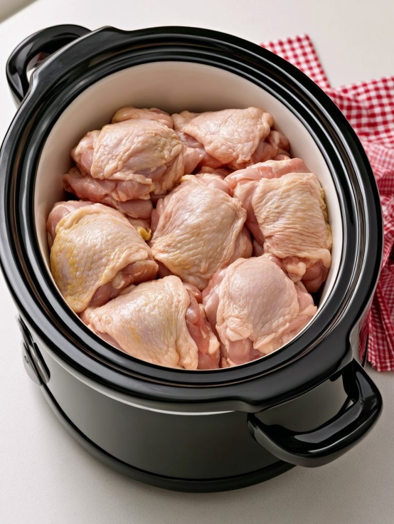 4-Ingredient Slow Cooker Vintage Pantry Thighs