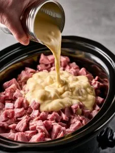 Slow Cooker 5-Ingredient Amish Cream of Chicken Ham Pasta 15 Melt-in-Your-Mouth Chicken