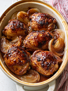 3-Ingredient Slow Cooker Chicken Thighs