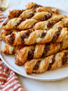 Oven Baked 4-Ingredient Beef Puff Pastry Twists 13 Cheesy Mashed Potato Puffs