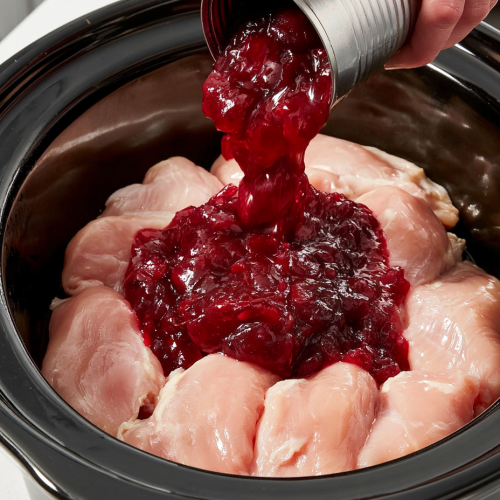 Slow Cooker 3-Ingredient Cranberry Chicken 6 Slow Cooker 3-Ingredient Cranberry Chicken