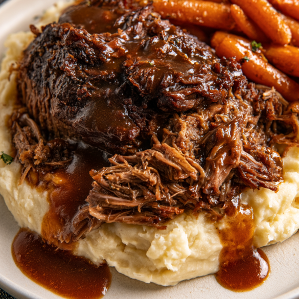 Slow Cooker 3-Ingredient Dark Beer Beef Roast