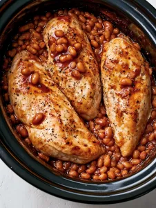 Slow Cooker 4-Ingredient Chicken and Baked Beans 18 Melt-in-Your-Mouth Chicken