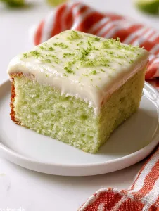 Slow Cooker 4-Ingredient Key Lime Cake