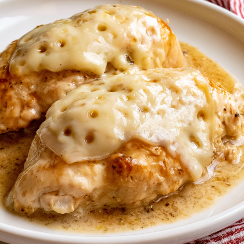 Slow Cooker 5-Ingredient Swiss Cheese Chicken 6 Slow Cooker 5-Ingredient Swiss Cheese Chicken