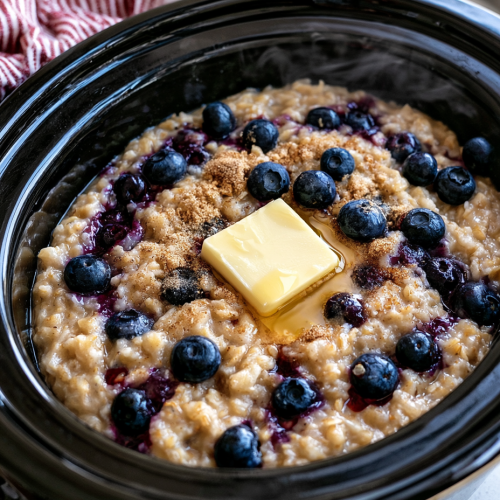 Slow Cooker Amish Blueberry Oatmeal 6 Slow Cooker Amish Blueberry Oatmeal