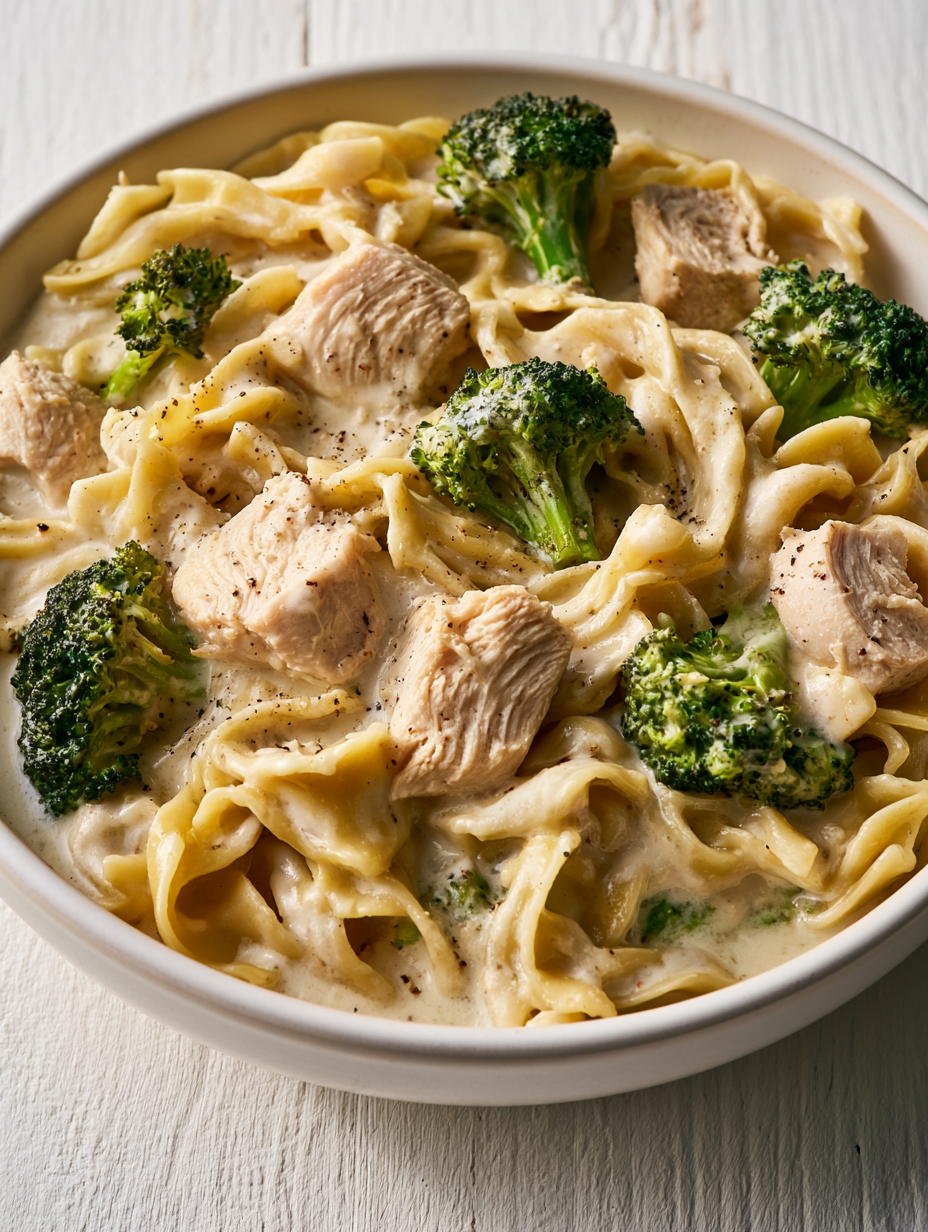 Slow Cooker Amish Broccoli Chicken Noodles 5 Slow Cooker Amish Broccoli Chicken Noodles