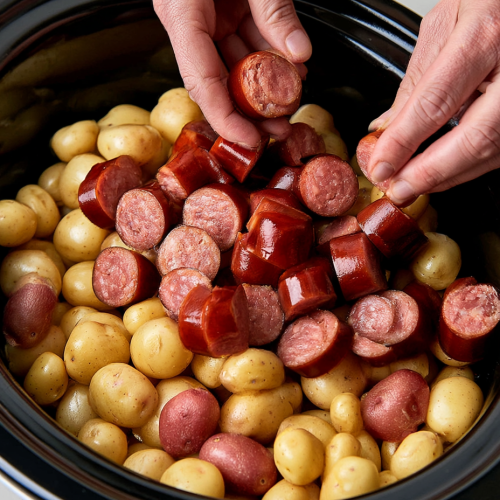 Slow Cooker Amish Kielbasa Potatoes 6 Slow Cooker Amish Kielbasa Potatoes