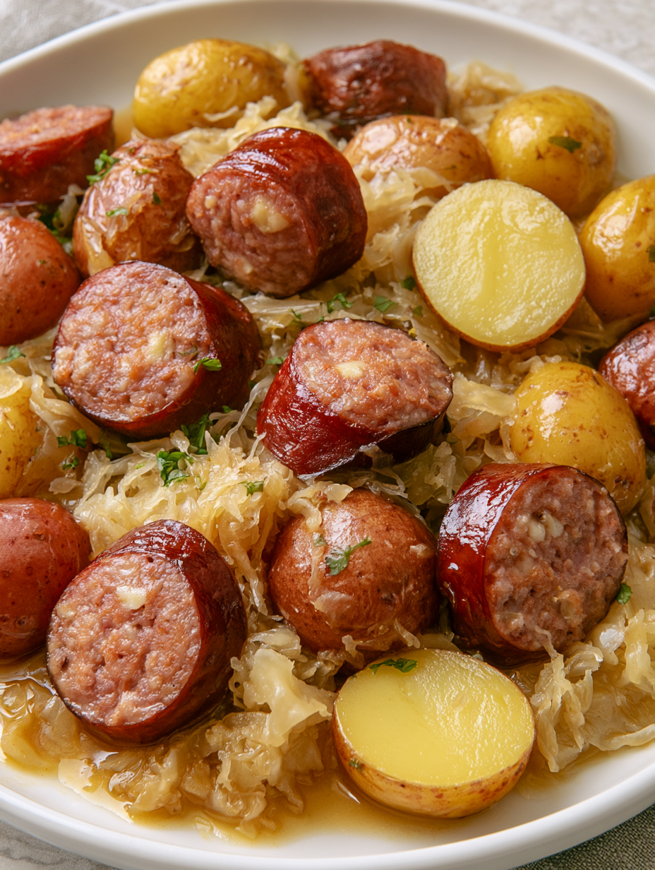 Slow Cooker Amish Kielbasa Potatoes 5 Slow Cooker Amish Kielbasa Potatoes