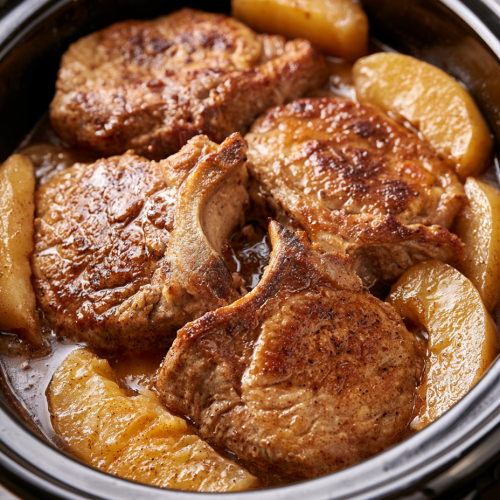 Slow Cooker Amish Pork Chops and Apples 6 Slow Cooker Amish Pork Chops and Apples