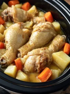 Slow Cooker Poor Man Chicken Stew