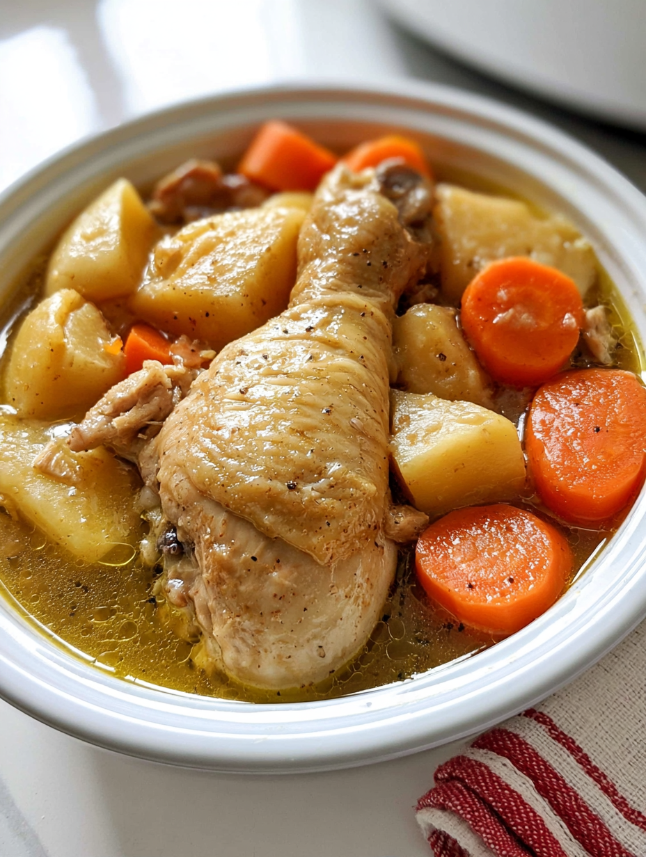 Slow Cooker Poor Man Chicken Stew 5 Slow Cooker Poor Man Chicken Stew