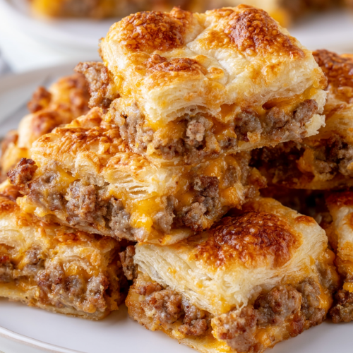Southern 3-Ingredient Cheesy Sausage Squares 6 Southern 3-Ingredient Cheesy Sausage Squares